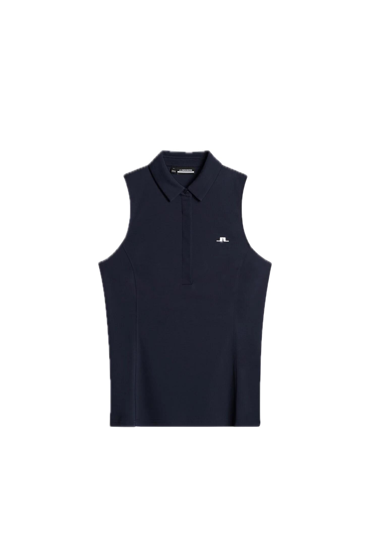 Dena Sleeveless Polo Damen Navy 4/4