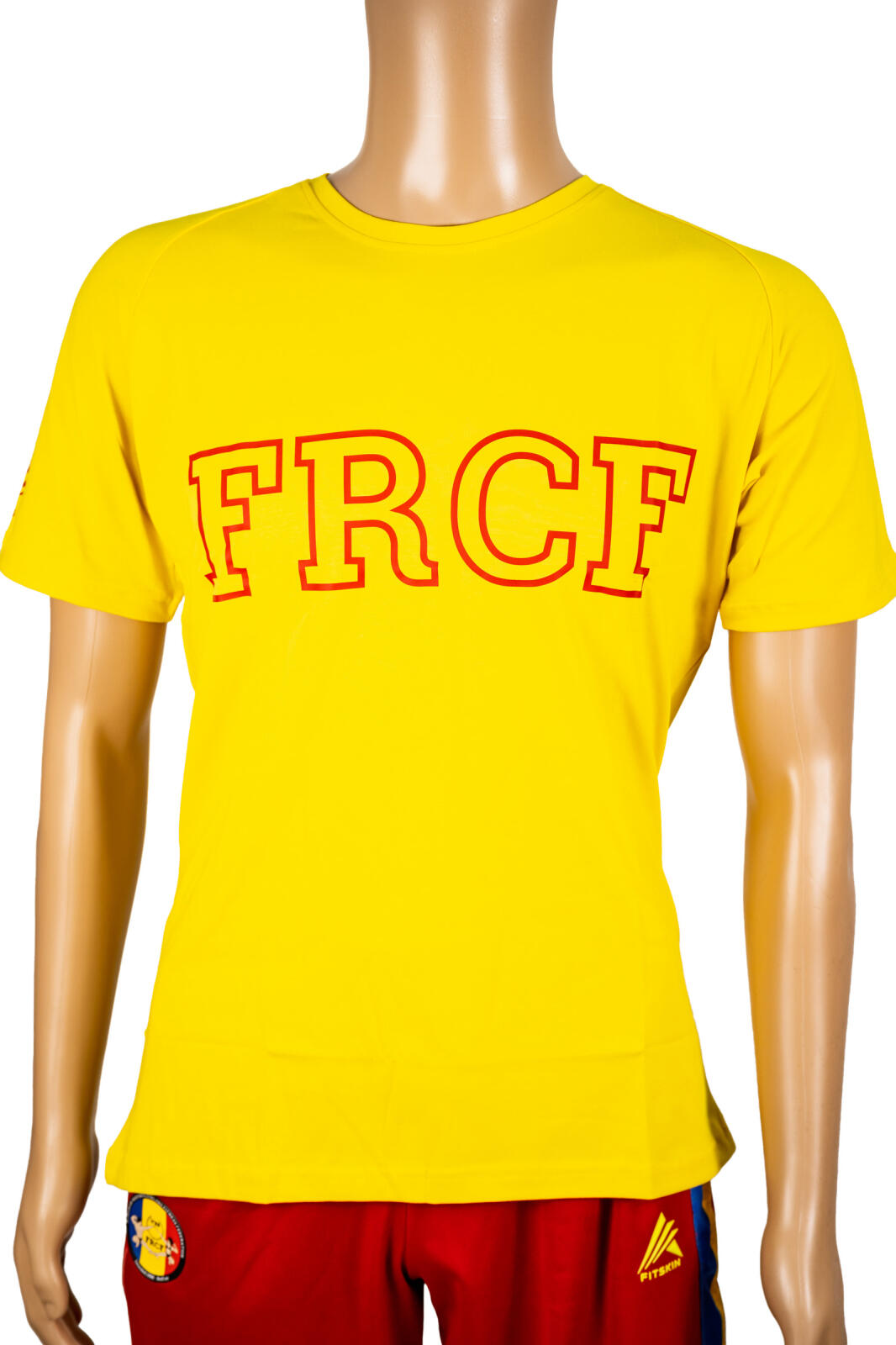 Tricou Bumbac Juniori Oficial FRCF Galben