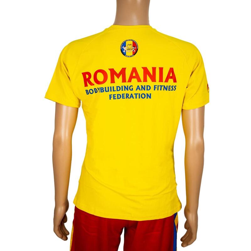 Tricou Bumbac Junioare Oficial FRCF Galben