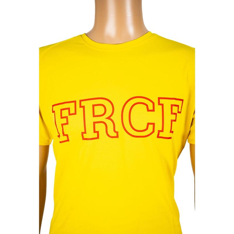 Tricou Bumbac Junioare Oficial FRCF Galben