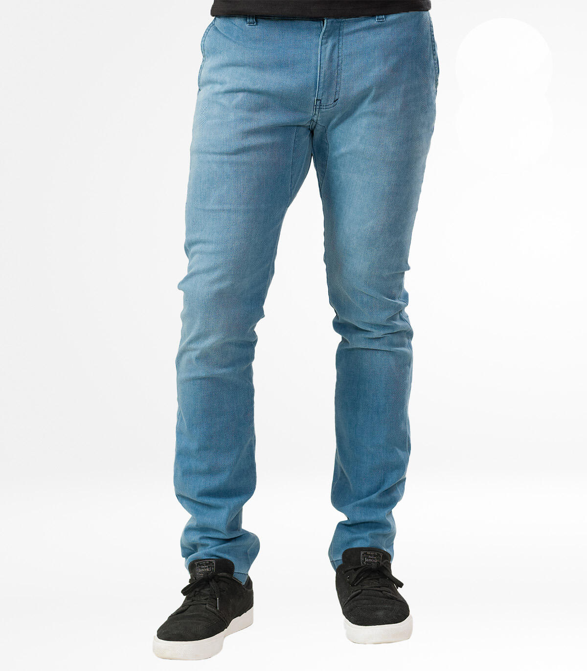 JEANSTRACK Městské cyklistické kalhoty Amsterdam Jeans Bleach WR Man