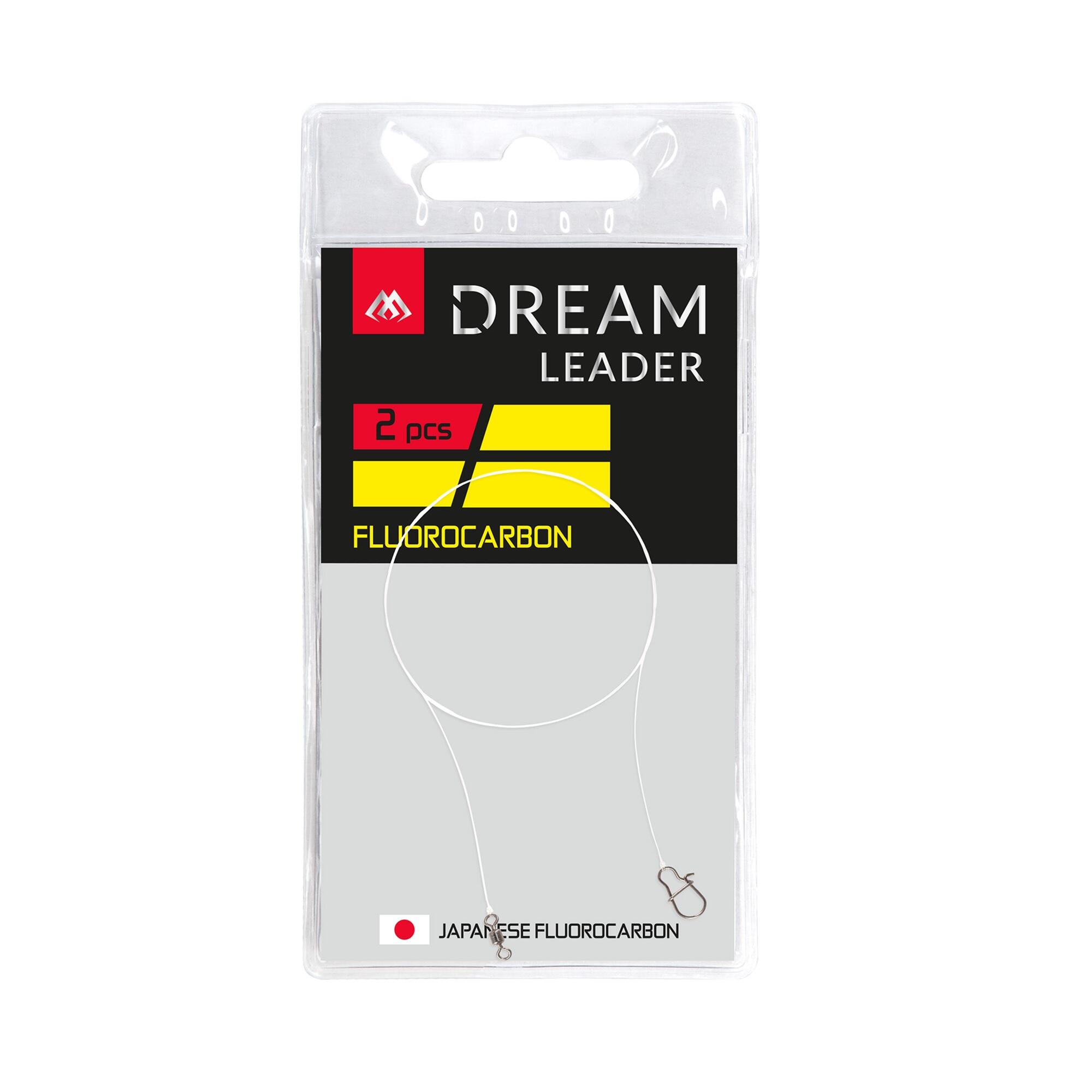 Dream Leader Fluorocarbon Onderlijn 30cm – 7LB / 3,15kg – 2 stuks 2/3
