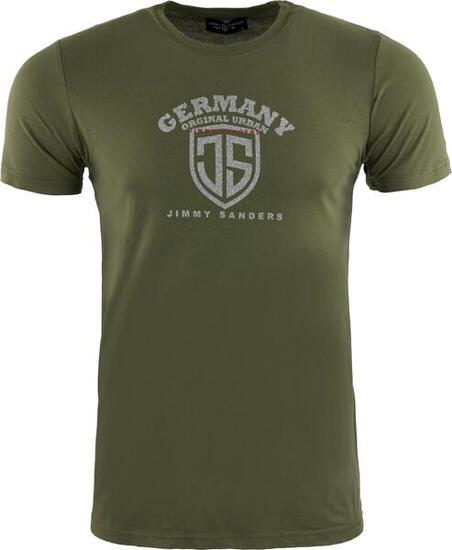 Jimmy Sanders Yuri Kaki T-shirt Homme Vert