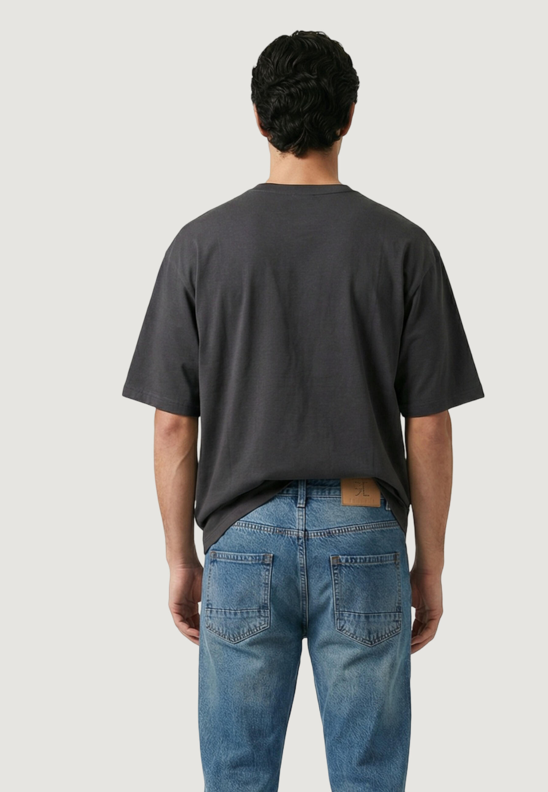 T-shirt maniche corte Uomo CSC™ Heavyweight Tee Grigio 3/5
