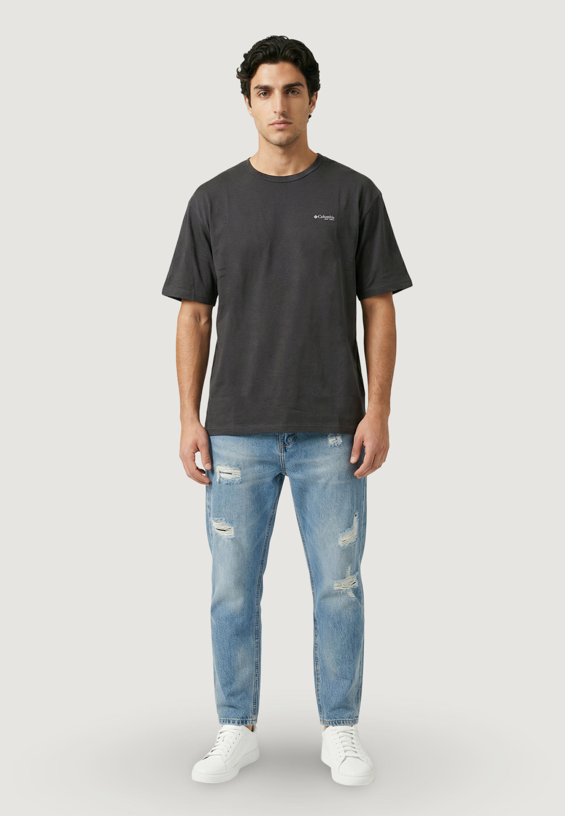 T-shirt maniche corte Uomo CSC™ Heavyweight Tee Grigio 5/5