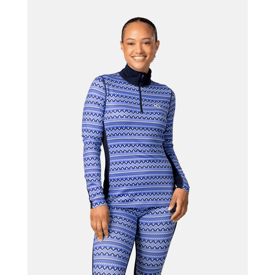 Maglione da donna con 1/2 di zip Kari Traa Lilja 3/7