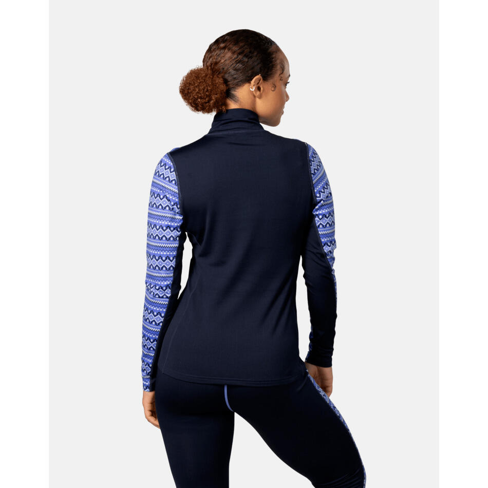 Maglione da donna con 1/2 di zip Kari Traa Lilja 4/7