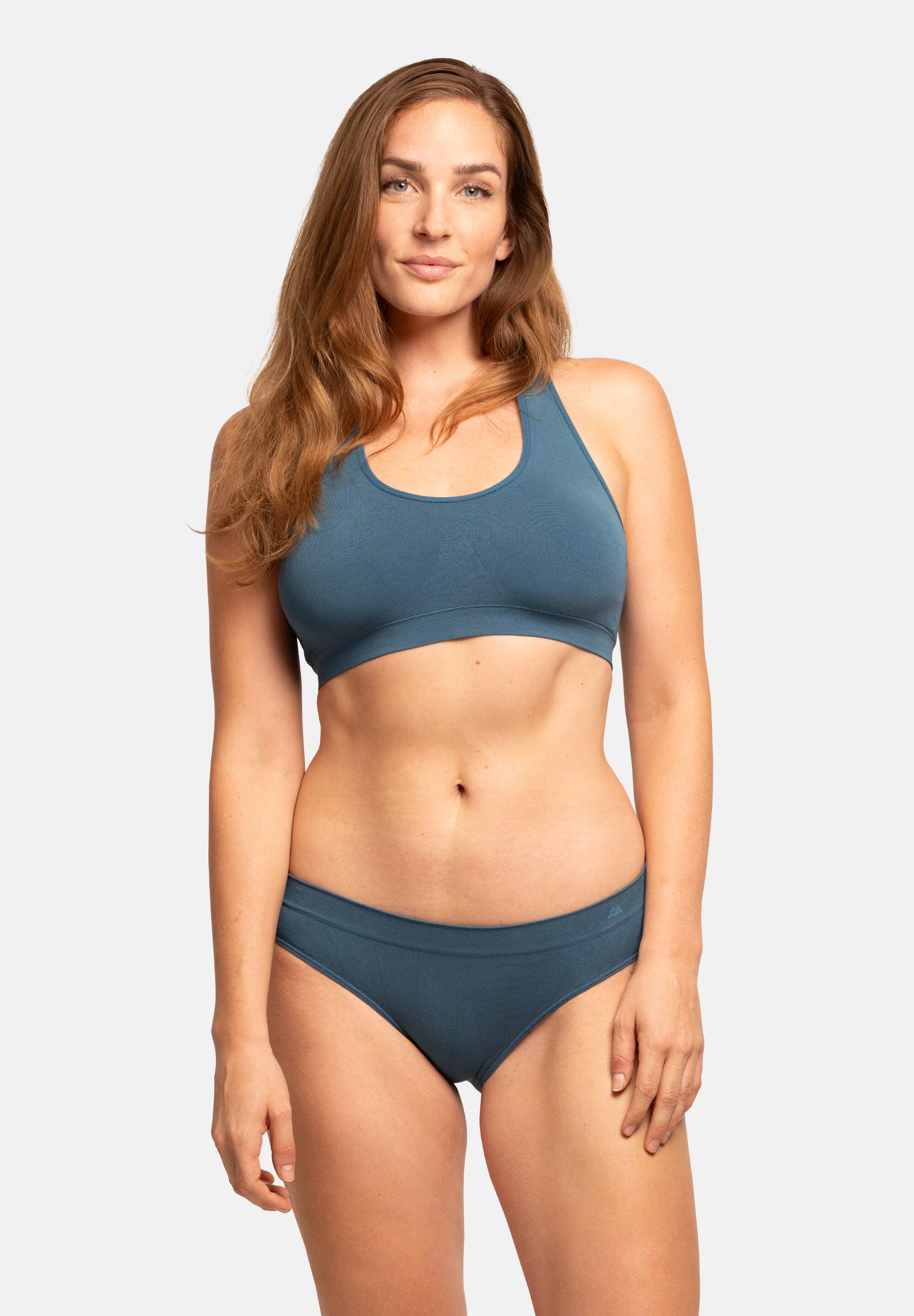 Bragas Bikini de Bambú para Mujer, Suaves y Sin Costuras, 3 Pares 3/6