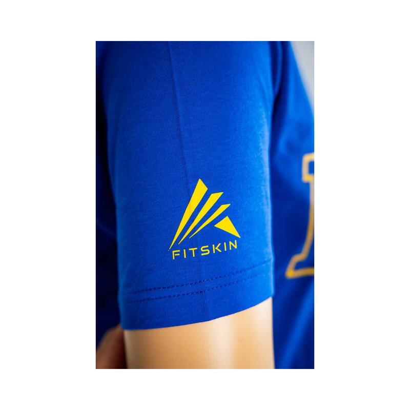 Tricou Bumbac Masculin Oficial FRCF Albastru