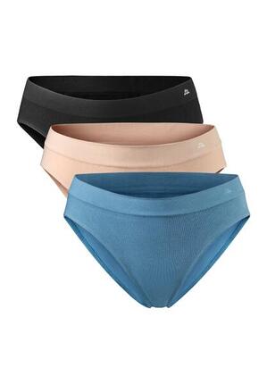 Culottes Bikini Femme en Bambou, Douces et Sans Coutures, 3 Pièces
