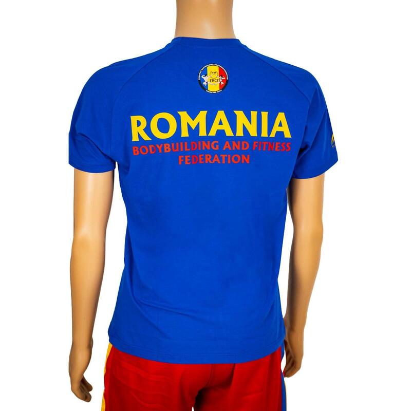 Tricou Bumbac Junioare Oficial FRCF Albastru