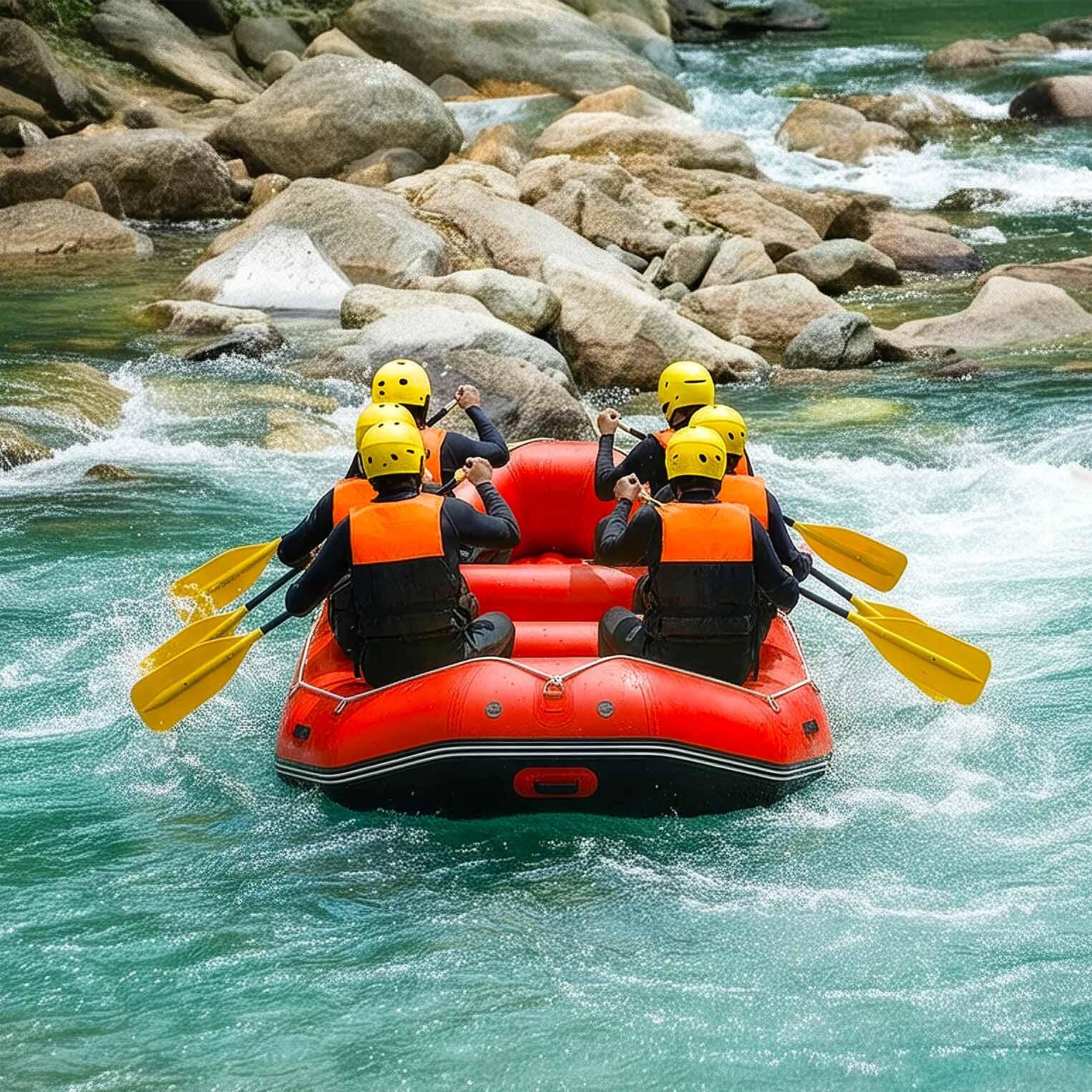 Waterfall Raft Brave 420 Rood - MAX 1080kg (426 x 213cm) 7/7