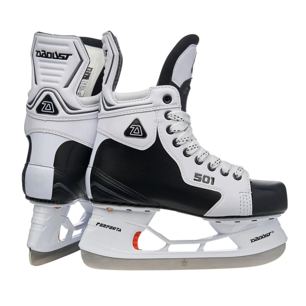 DAOUST 501 White Ice Hockey Skates Senior