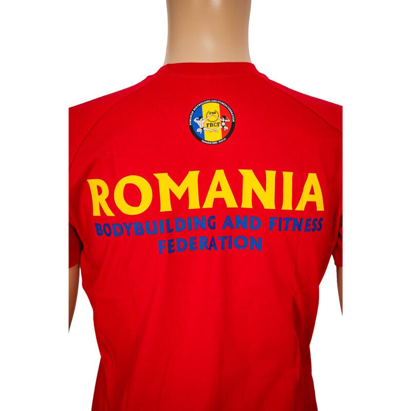 Tricou Bumbac Juniori Oficial FRCF Rosu
