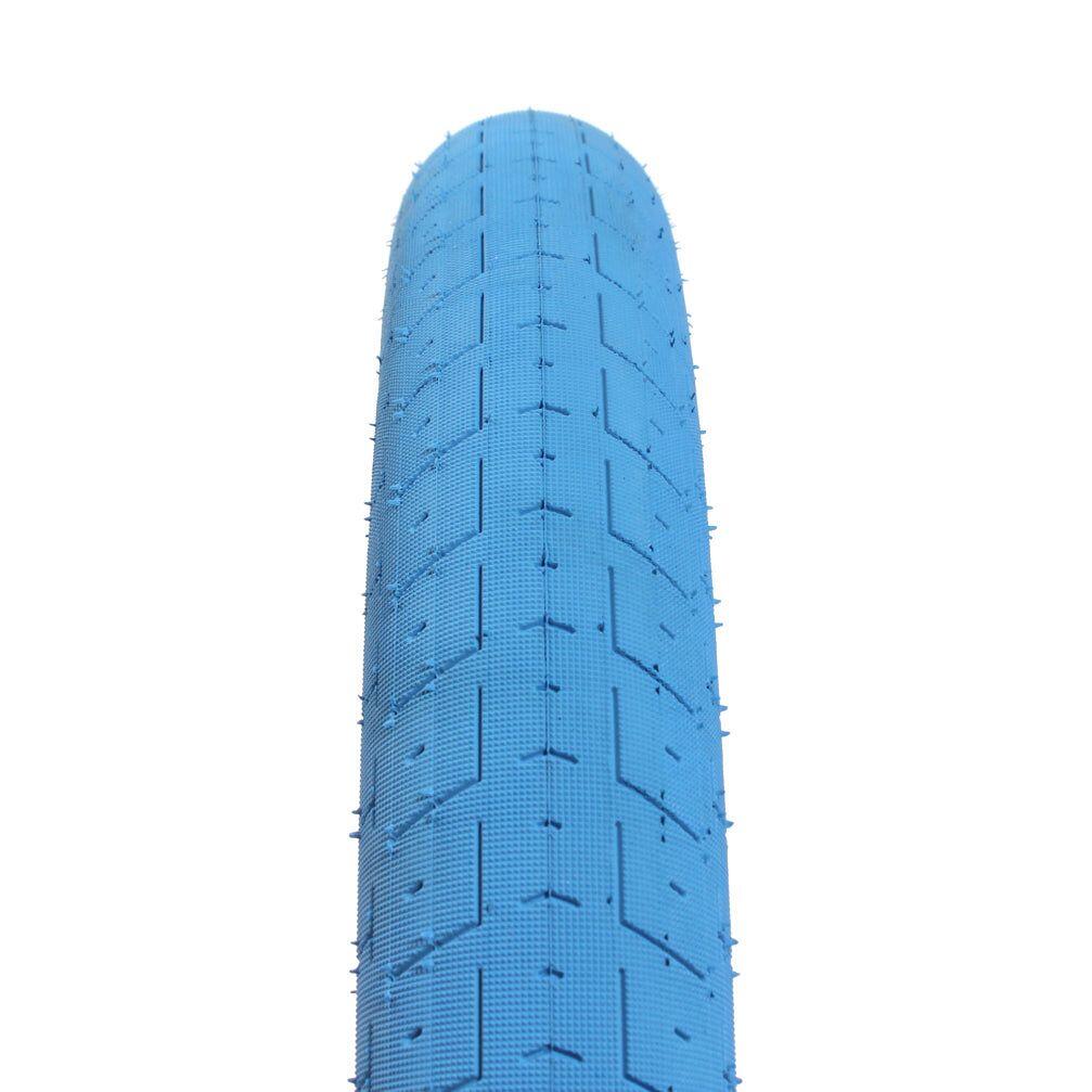 Set de neumáticos BMX KHE ACME 20 pulgadas x 2,40 pulgadas azul + cámara AV 5/7
