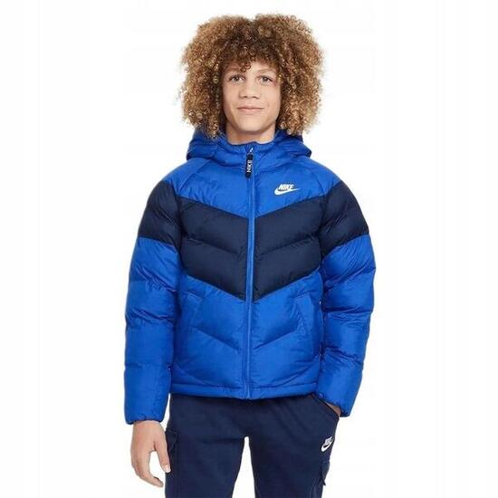 Dziecięca Kurtka Sportowa Nike K Nsw Tf Adp Puffer Colorblock