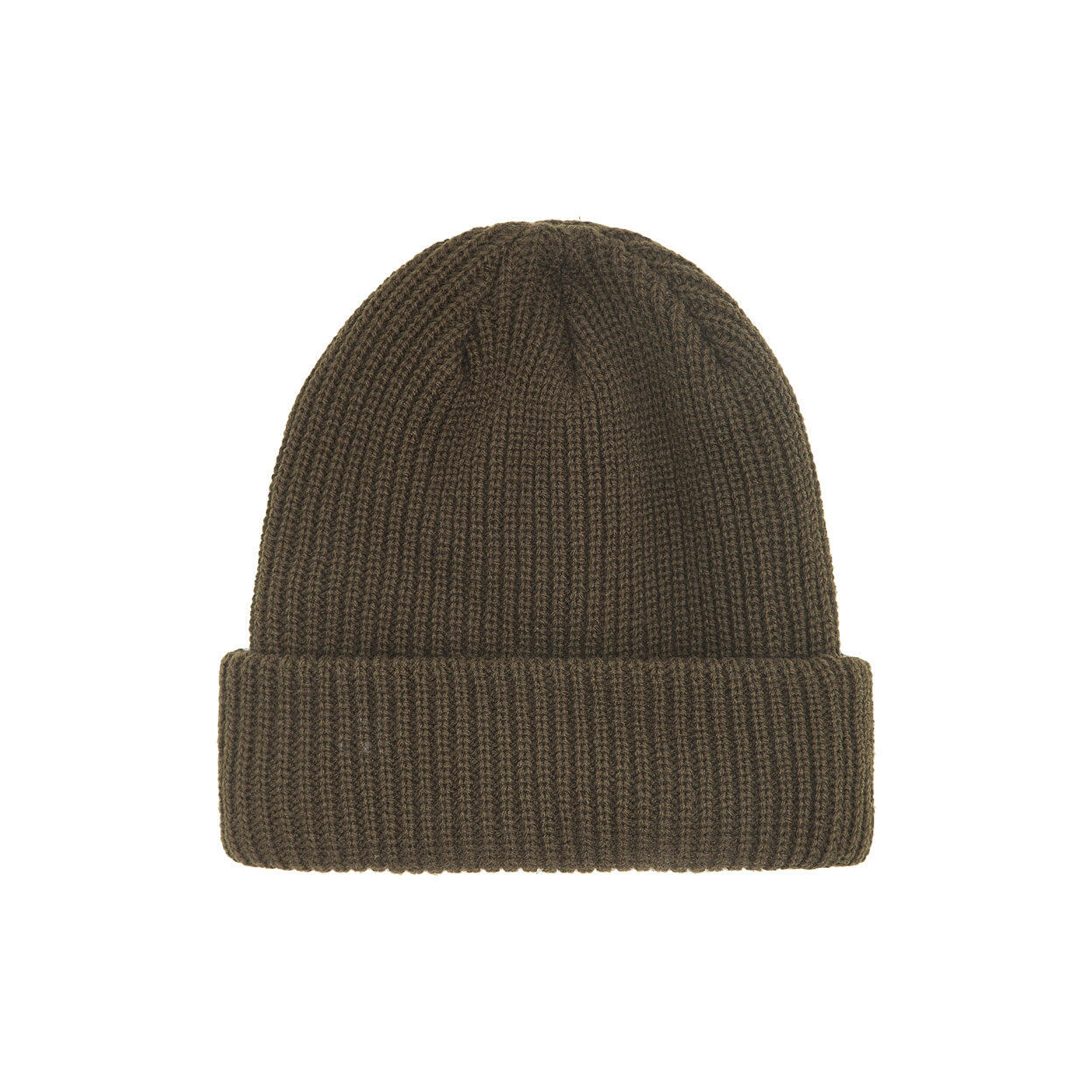 Cappello beanie a coste da bambino VERDE MILITARE 2/2