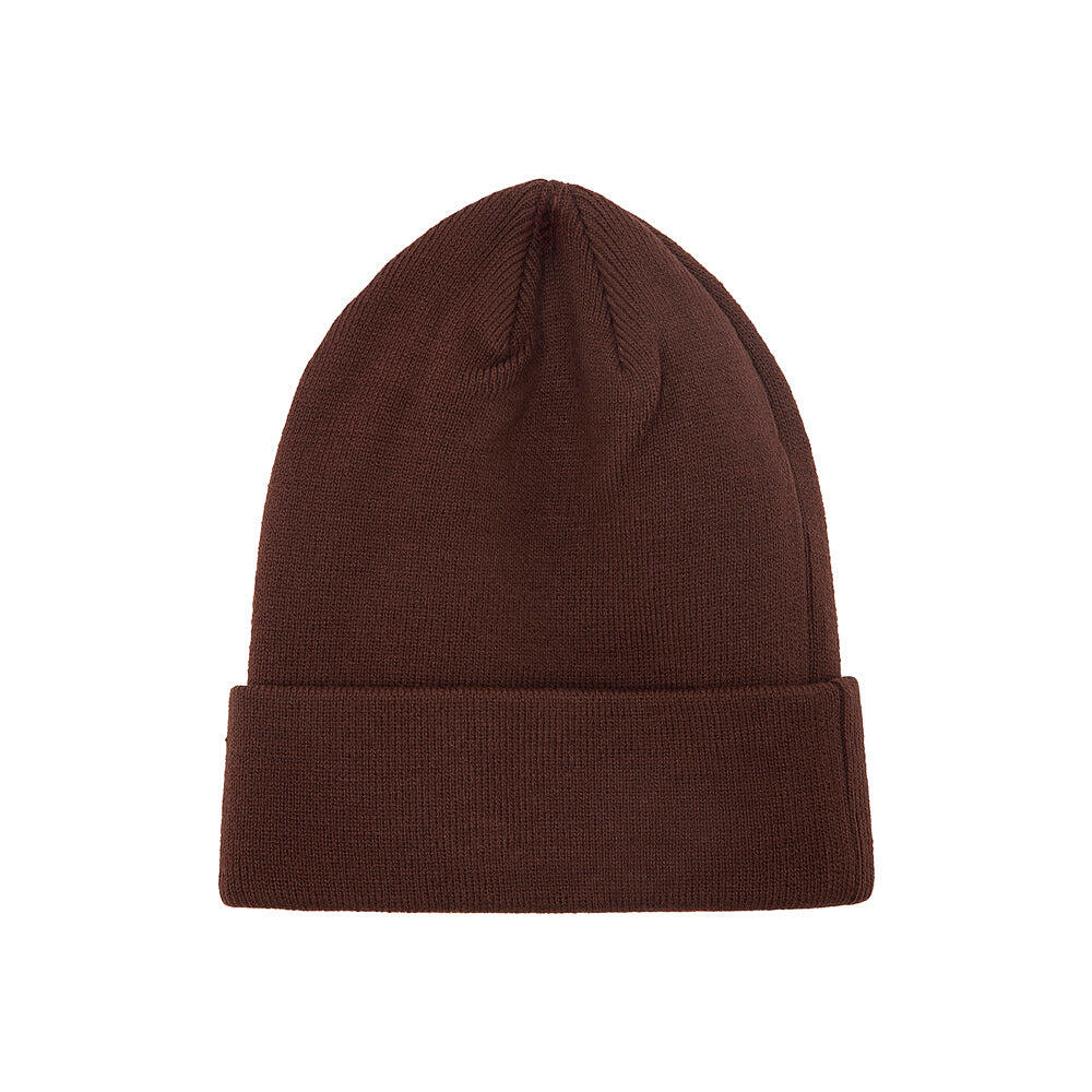 Berretto con logo Iconic ricamato MARRONE 2/4