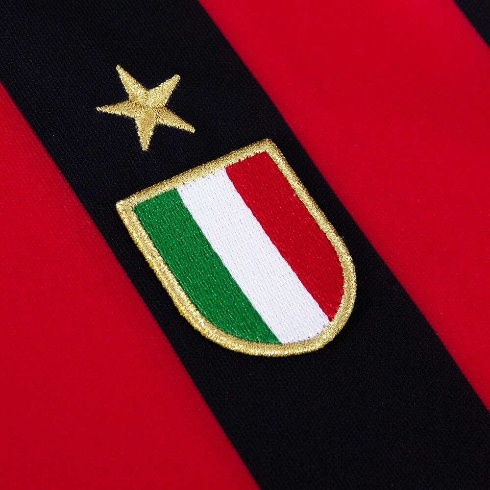Camiseta de futebol retrô – Masculina – AC Milan 1988 – Branco 3/7