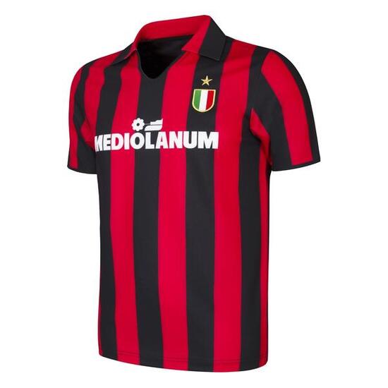 Maglia Retrò - Calcio - Uomo - AC Milan 1988 - Nero/Rosso