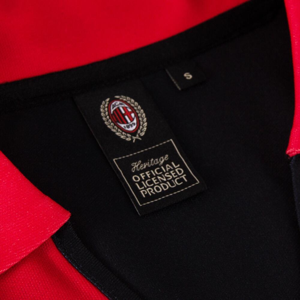 Camiseta de futebol retrô – Masculina – AC Milan 1988 – Branco 4/7