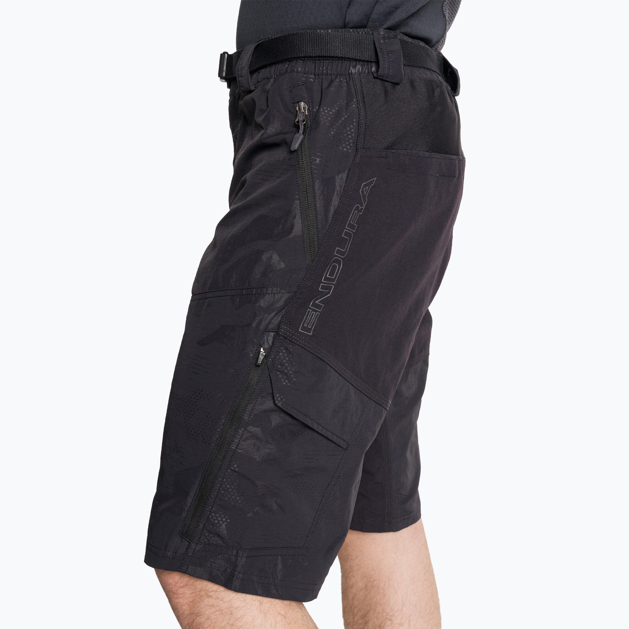 Endura Hummvee Camo Shorts Schwarz 3/6