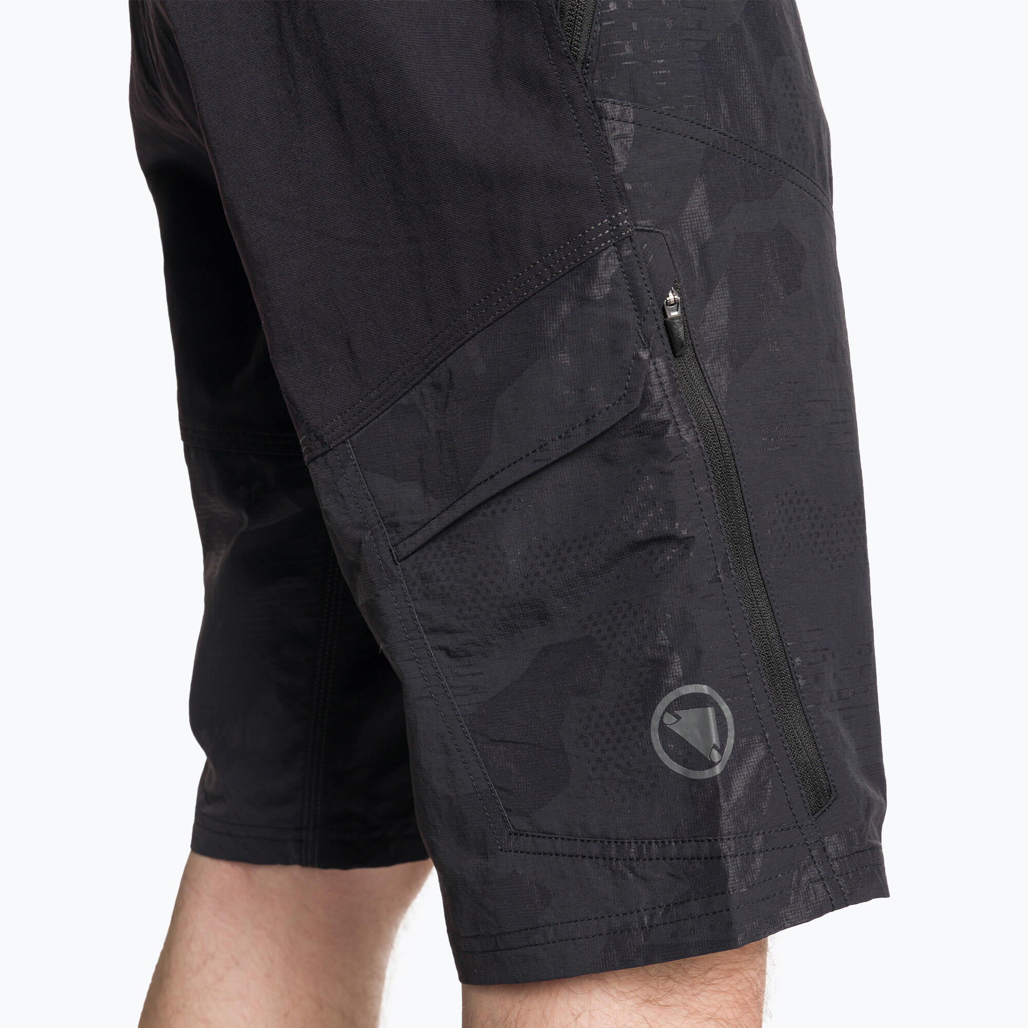 Endura Hummvee Camo Shorts Schwarz 4/6