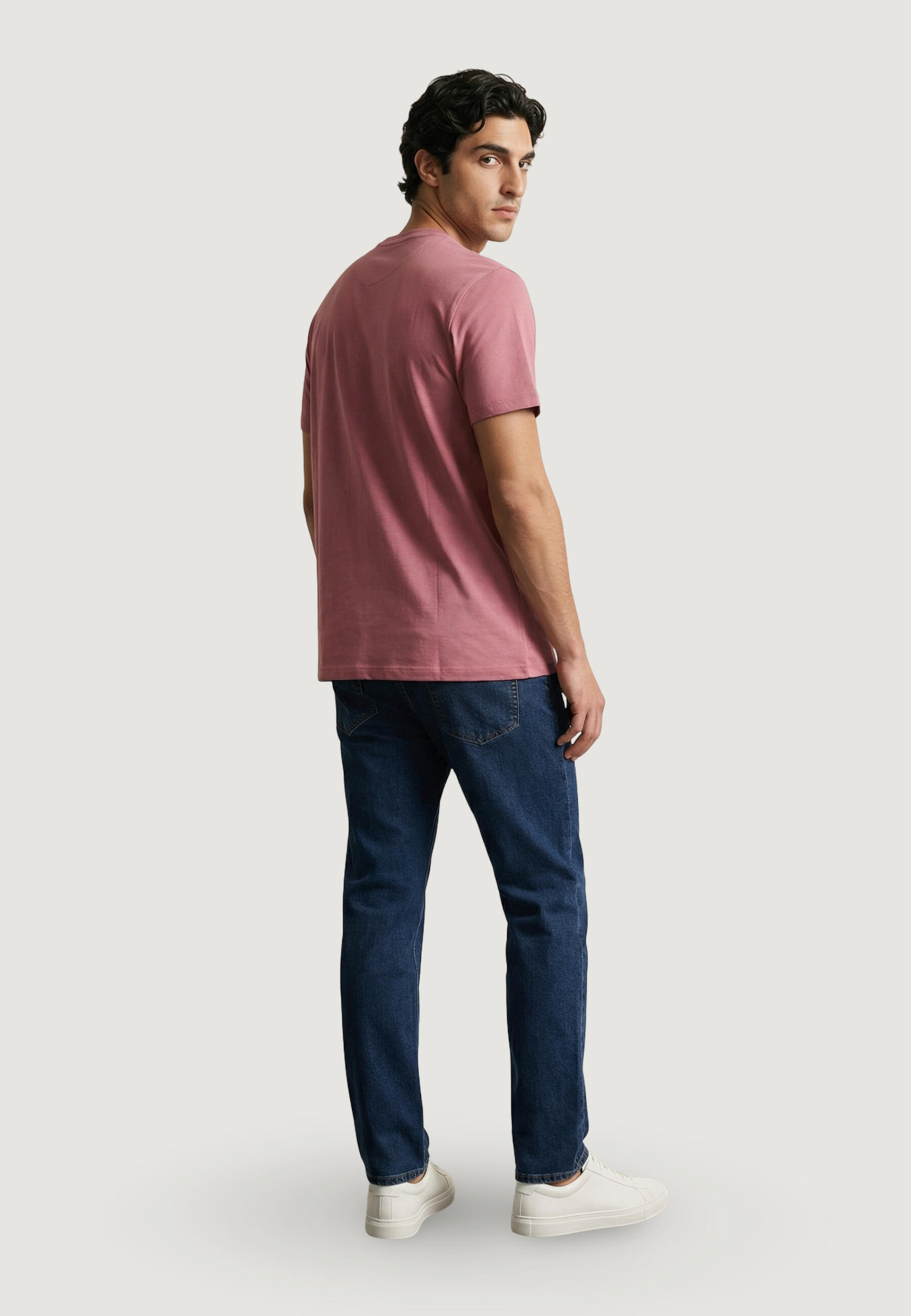 T-shirt Crop Top MICK-BASIC HOMEM 3/5