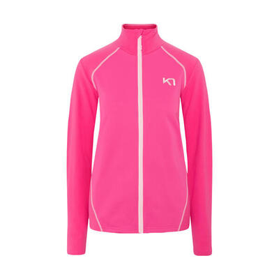 Fleece met volledige rits voor dames kari traa