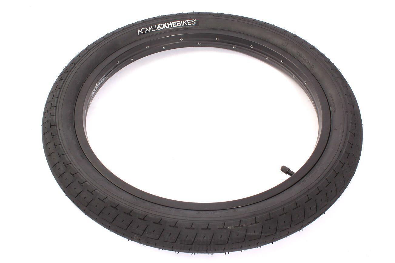 Set de neumáticos BMX KHE ACME 20 pulgadas x 2,40 pulgadas negro + cámara AV 2/7