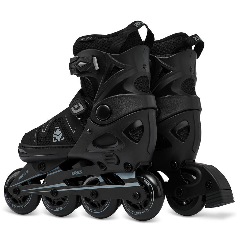 Role reglabile RAVEN Pulse PRO, Negru