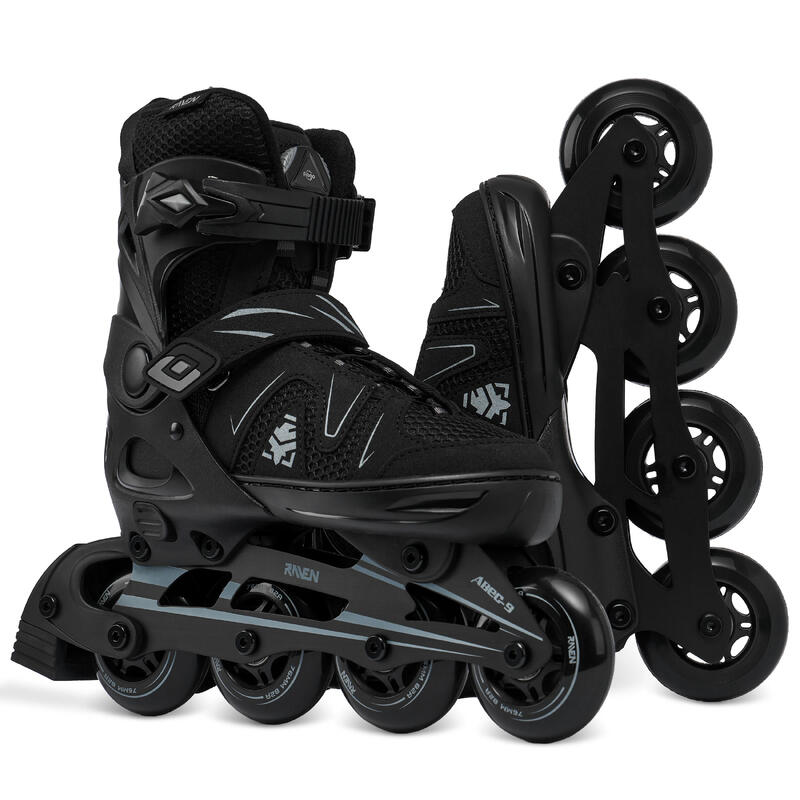 Role reglabile RAVEN Pulse PRO, Negru