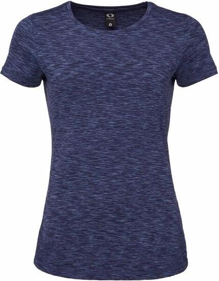 T-shirt femme Loap Marlona bleu marl, coupe slim