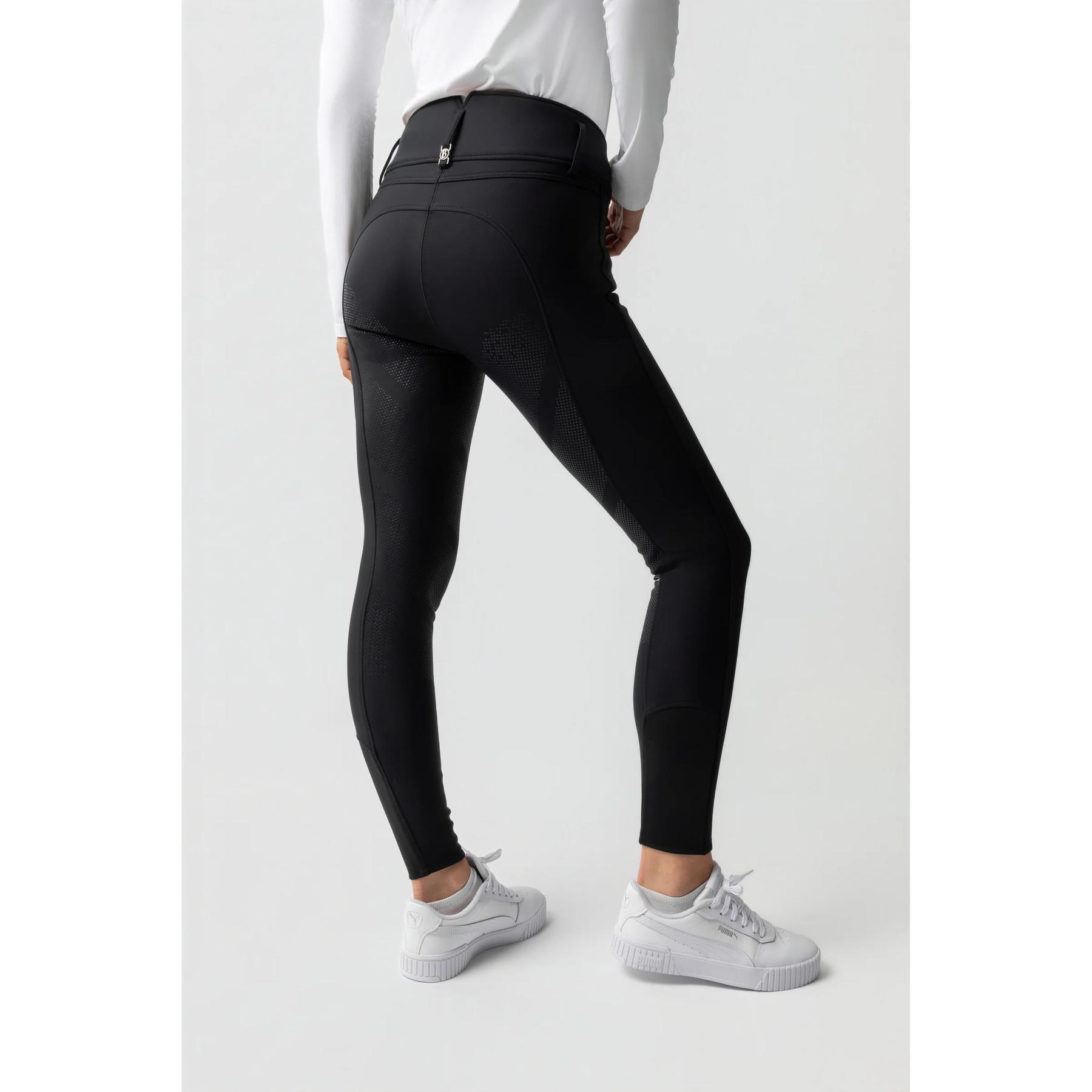Legging équitation thermique avec fond intégral femme Horze Tiffany II 3/5