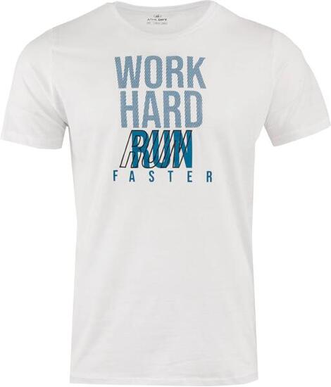 T-shirt homme Athl. dpt Juri 100% coton blanc