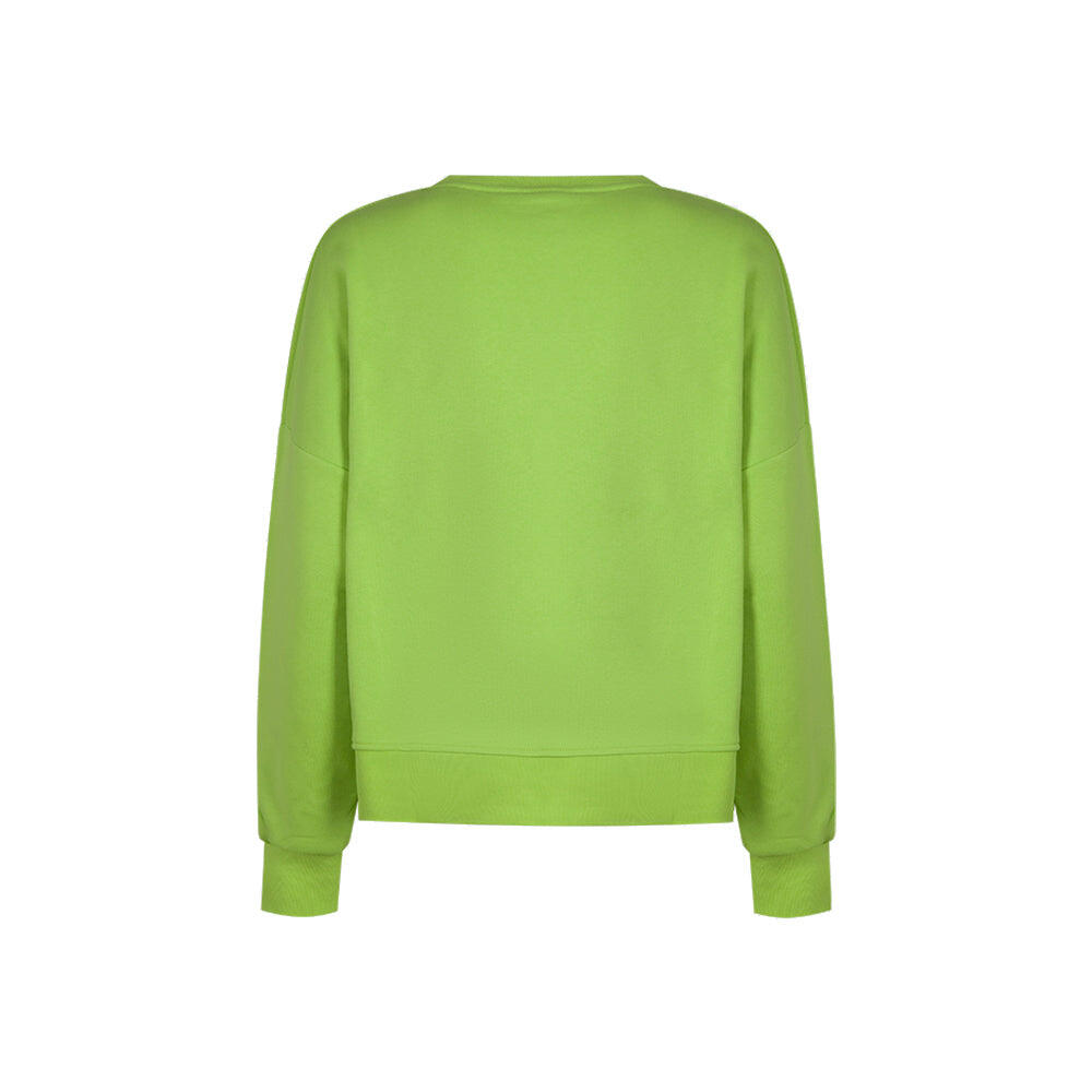 Felpa girocollo crop LIME 3/3