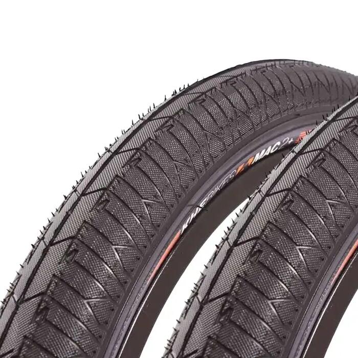 BMX Tyre Set KHE MAC2+ 20 inches x 2.30 inches, black