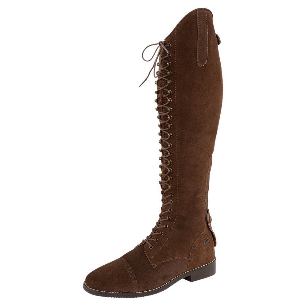Lederreitstiefel normaler Schaft mit Schnürsenkeln Premiere Casimir 2/5