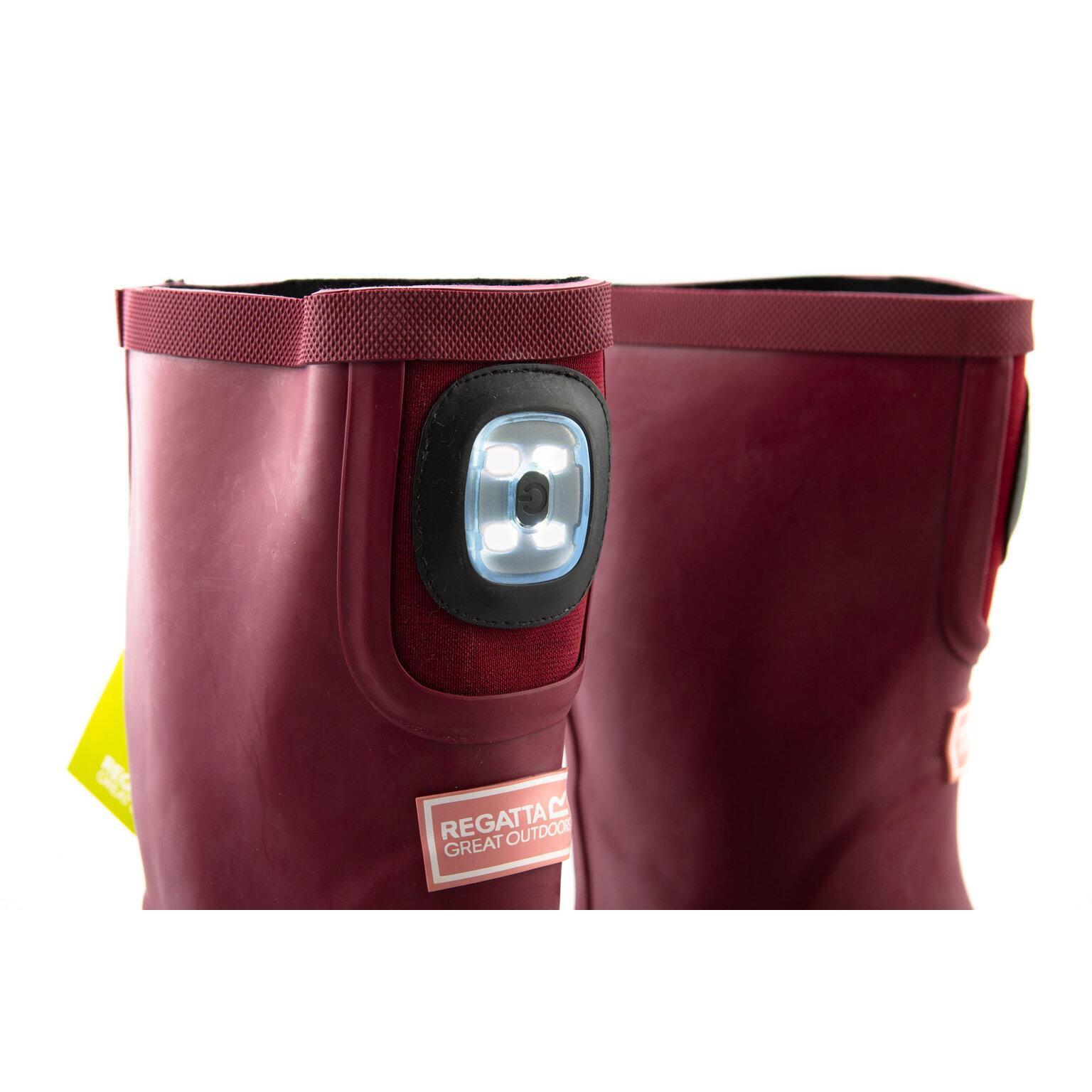 Bottes de pluie enfant Regatta Fairweather Shine Brite Light 3/5