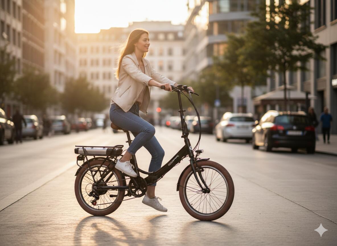 Vélo électrique pliant COPPI GIGLIO noir 5/6