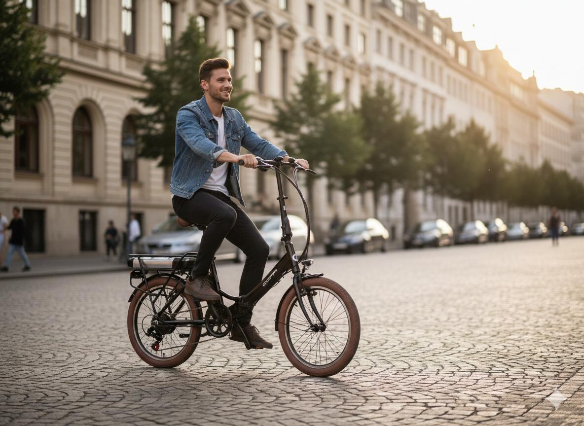 Vélo électrique pliant COPPI GIGLIO noir 6/6