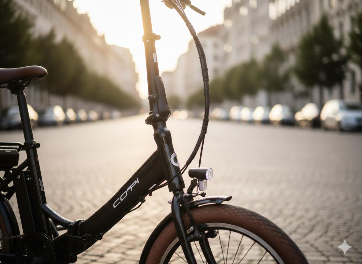 Vélo électrique pliant COPPI GIGLIO noir 4/6