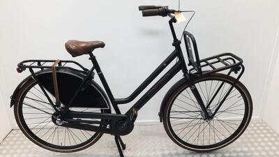 Bsp metropolis stadsfiets 58 cm, 28" - 3 versnellingen, terugtraprem, zwart.
