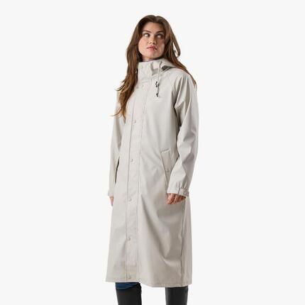 Veste de randonnée femme imperméable coupe-vent Väderöarna Long Coat
