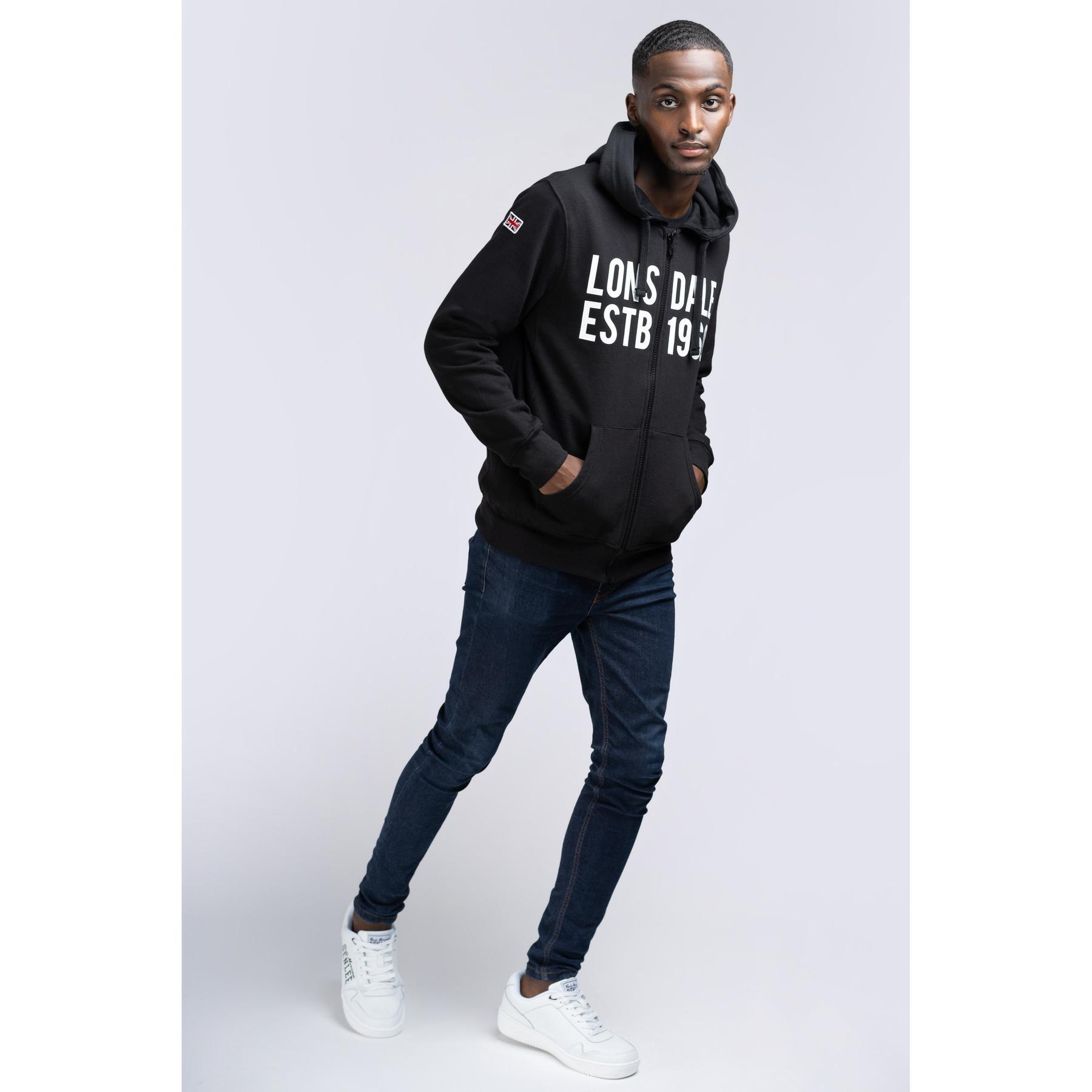 Sudadera con capucha y cremallera Lonsdale Solfach 3/7