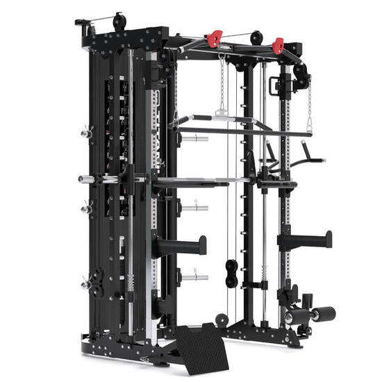 All-in-One Trainer – Doppia Carrucola (2x90 kg) Smith Machine e Power Rack