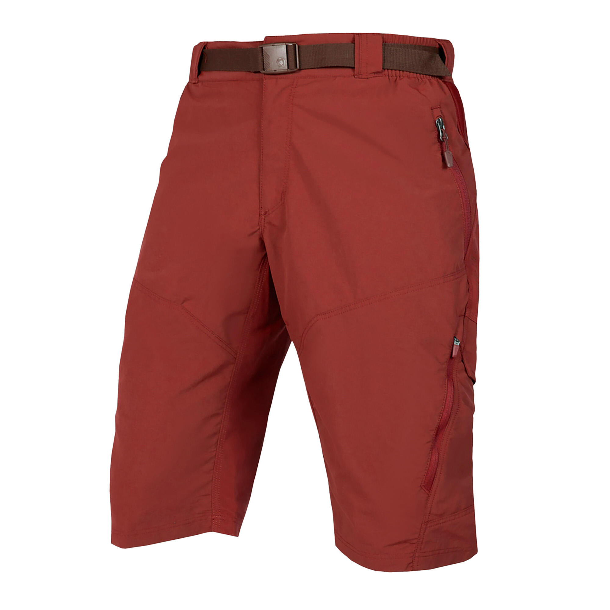 Calções Endura Hummvee para homem com forro Vermelho 3/3
