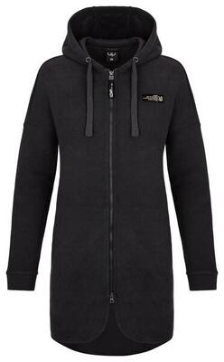 Damessweater loap gerbera donkergrijs