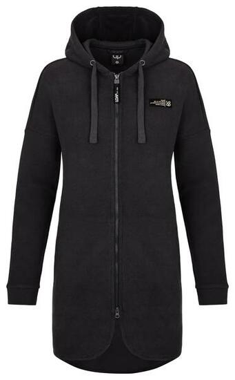 Damen-Fleecepullover Loap Gerbera Dunkelgrau