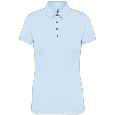 Korte mouw vrouwen polo kariban jersey